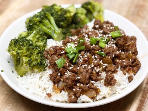 KOREAN BEEF BOWL RECIPE - Family Dinner Delights