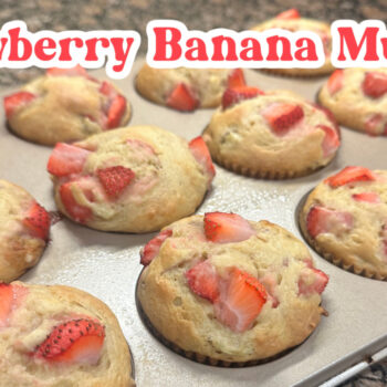 strawberry banana muffins